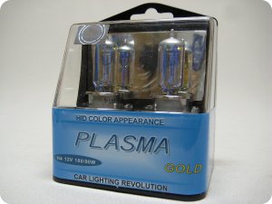 Автолампа H4 12V (100/90w) P43t PLASMA GOLD Eagleye (2шт)