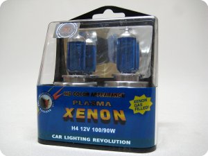 Автолампа H4 12V (100/90w) P43t PLASMA XENON Eagleye (2шт)