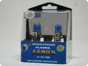 Автолампа H1 12v (100w) P14.5s PLASMA XENON Eagleye (2шт)