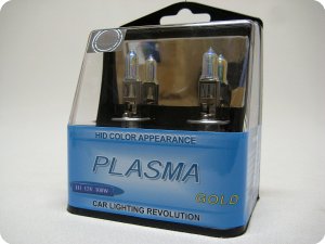 Автолампа H1 12V (100w) P14.5s PLASMA GOLD Eagleye (2шт)