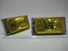 Фара противотуманная KS-519 Y Crystal Chrome (желтая, хром, на ВАЗ 2110), 2шт.