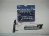 Фары светодиодные KS-30021В ходовые огни (6 LED), хром, провода, кнопка, 2шт.